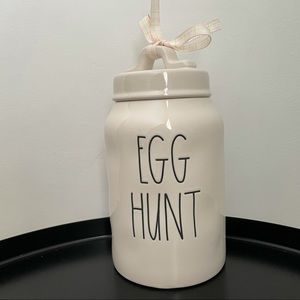Rae Dunn EGG HUNT Easter Theme Ceramic Canister
